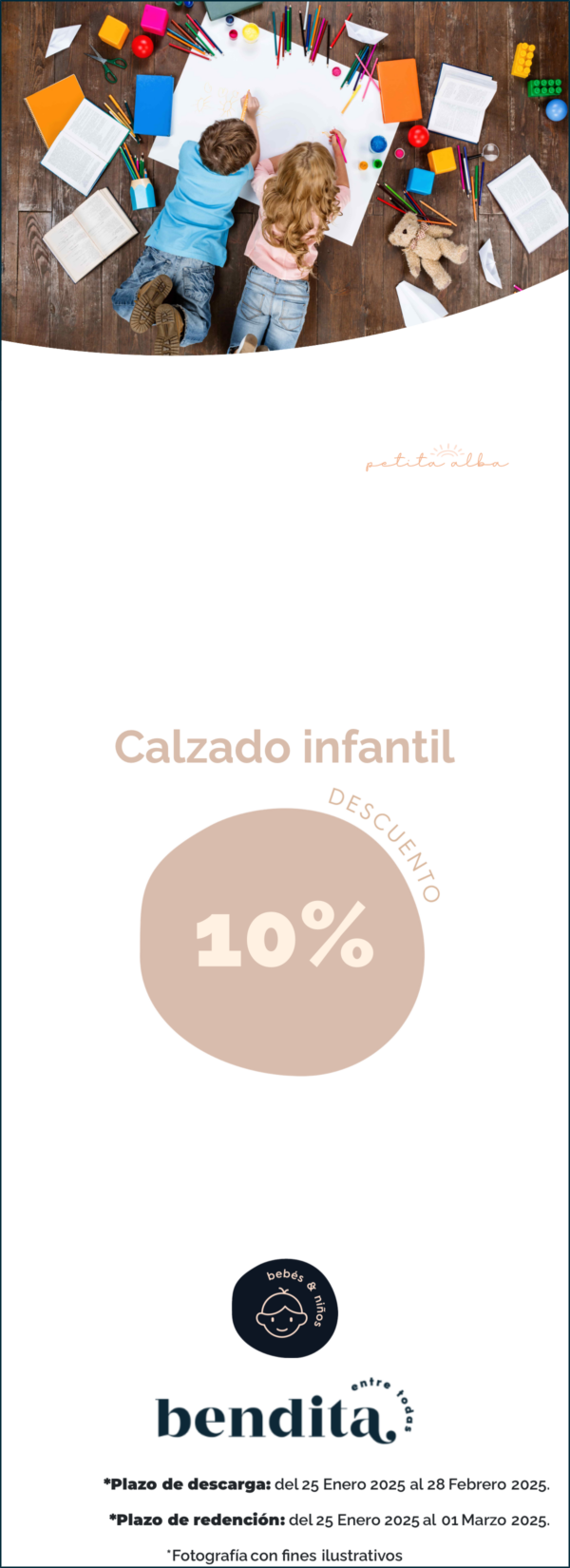 Petita Alba: 10% en calzado infantil