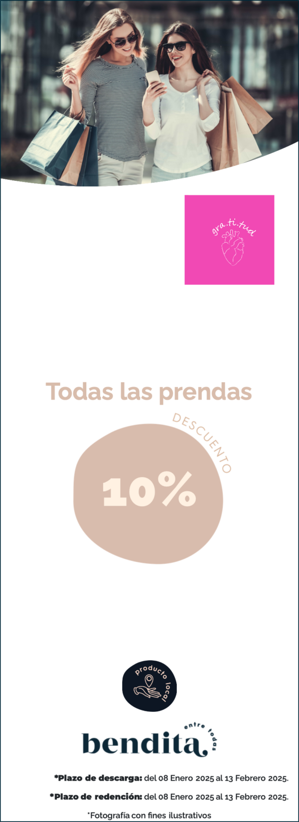 gra.ti.tud: 10% descuento