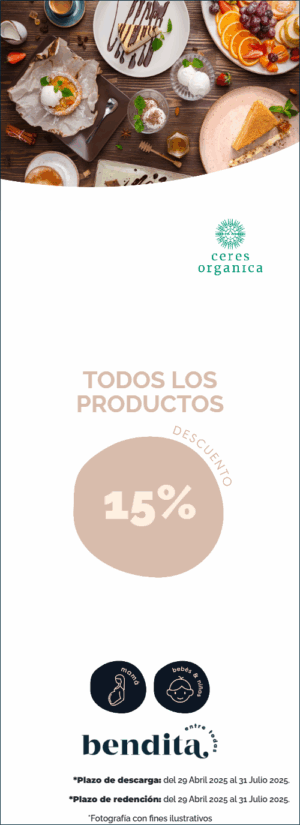 Ceres Organica: CODIGO DESCEUNTO EN PAGINA VENTA