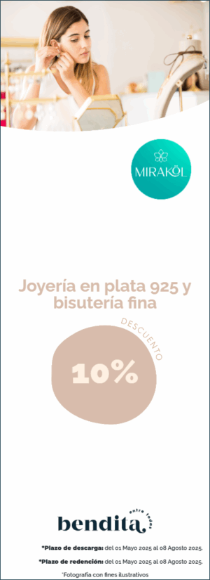 Miraköl: Descuento 10% Joyería Miraköl