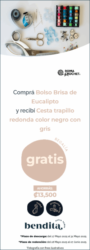 ROMA CROCHET: Bolso Brisa de Eucalipto