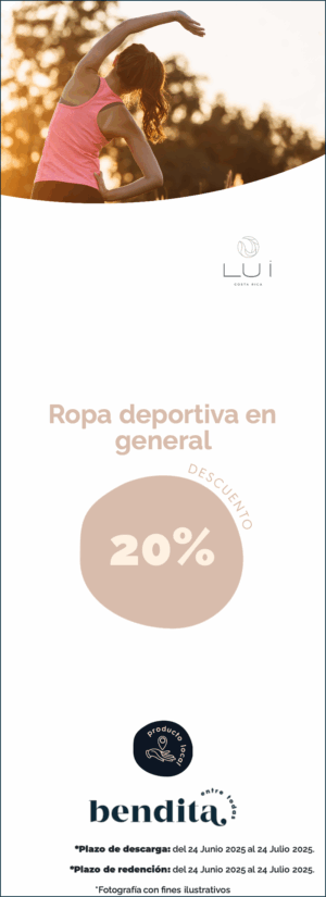 Lui CR: 20% OFF en toda la tienda
