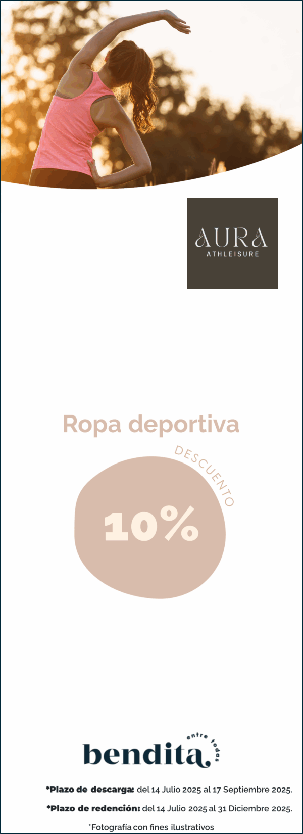 Aura Athleisure: Bendita 10%