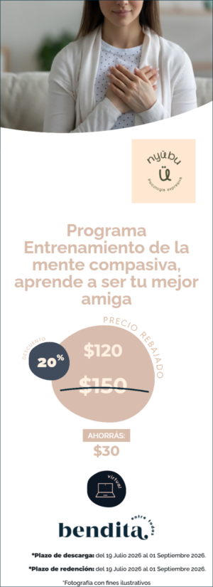 Proyecto Nyubu: Entrenamiento de la Mente Compasiva, Aprende a ser Tu mejor Amiga