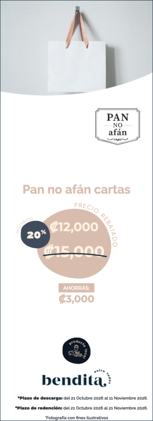 Pan no Afán: Descuento 20%